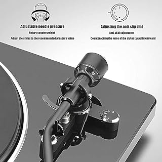 AMZOPDGS Boîte à Musique Lecteur de Disque Vinyle vers Haut-parleurs USB Platine Vinyle à entraînement par Courroie… - Les Beatles, Paul McCartney, John Lennon, RIngo Starr, George Harrison AMZOPDGS Boîte à Musique Lecteur de Disque Vinyle vers Haut-parleurs USB Platine Vinyle à entraînement par Courroie… – Image 4