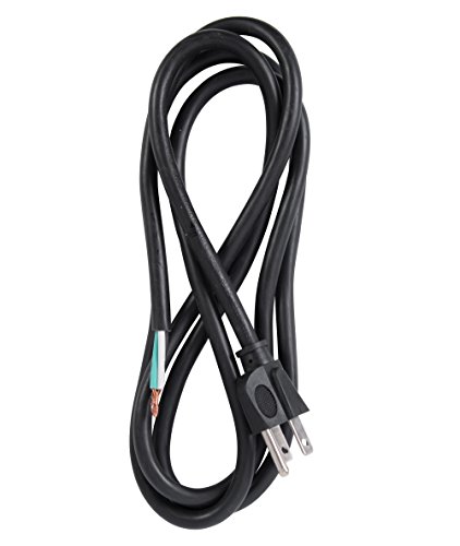 nVent Gardner Bender PS613163 3-Wire Appliance and Power Tool Cord, 6 ft, 16 AWG, 13A/125V AC, 1625W, Heavy Duty Replacement Power Cable, Ground NEMA 5-15 (Formerly: Bergen Industries)