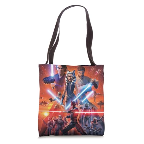 Star Wars The Clone Wars sac en toile pour le quotidien affiche officielle de la saison finale