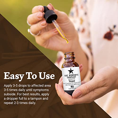 The Goodbye Company Ozonated Yeast Essential Oil Serum - Usda Organic Certified Oil‚ Glass Bottle‚ Made In Usa (15 Ml) #TOP4
