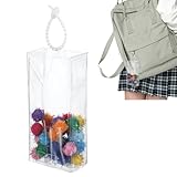 6PCS Clear Figure Display Bag, Transparent Dust-Proof Protective Case, Foldable Figure Display Case, Suitable for Dolls, Blind Boxes