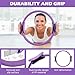 Yonderfume Pilates Essentials Kit for Women, 14 Pcs Home Workout Equipment with Pilates Circle Ball Ring Set Resistance Bands and Anti Slip Sock, Yoga Pilate Essentials Accessories(Color:Purple)