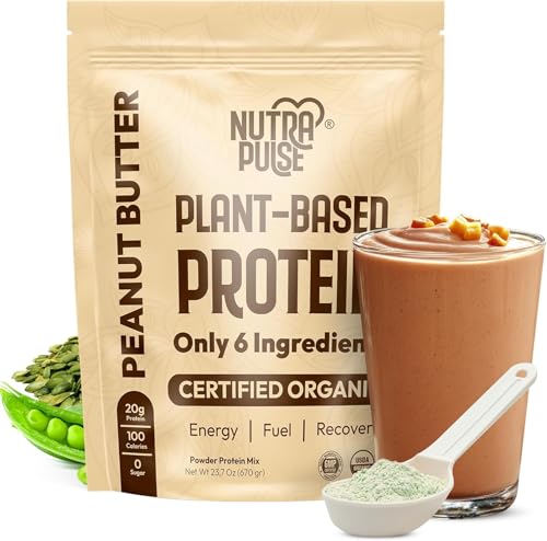NUTRAPULSE Peanut Butter Vegan Protein Powder Sample Pack – 20g