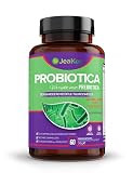 JeaKen - Probiotica met Prebiotica - 40 Miljard CFU Geadvanced Biocultuurcomplex met 23 Actieve Bacteriestammen - Darmgezondheid voor Vrouwen en Mannen - 60 Vegan Capsules