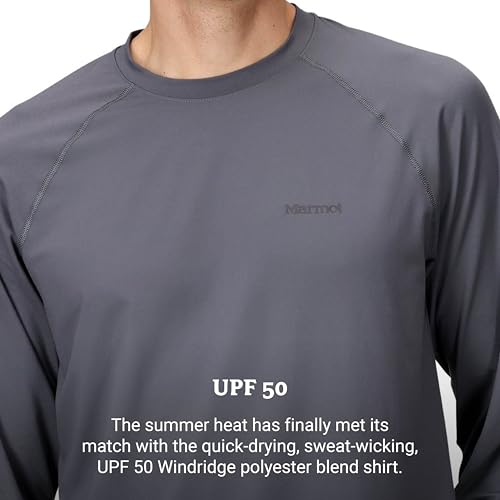 Image of MARMOT Men's Windridge Moisture-Wicking, Eco-Friendly, Breathable, UPF Long Sleeve Shirt