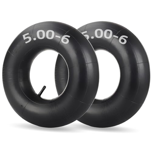 GICOOL 13x5.00-6 Inner Tube 2 Pack with TR-13 Valve Stem Heavy Duty Universal Fit for Razor Dirt Quad Lawn Mowers ATVs Yard Tractor Snow Blower