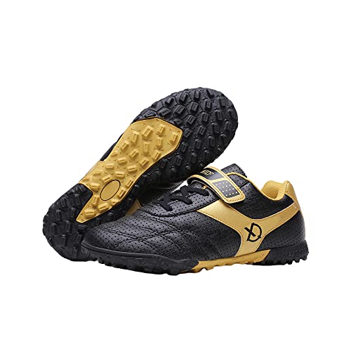 Mateju Botas de Fútbol para Niños, Zapatos de Fútbol Cesped Artificial Zapatillas Deportivas Aire Libre Formación Duradero Zapatillas de Fútbol Adolescentes 28-38