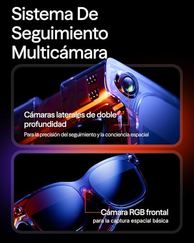 VITURE Luma Ultra Gafas XR, 6DoF, Gestos AR, 52° Campo Visión, 1500 Nits, Compatible iPhone 17/16/15, Android, Mac, PC, Switch y Switch 2, Conversión 2D a 3D Tiempo Real - imagen 5