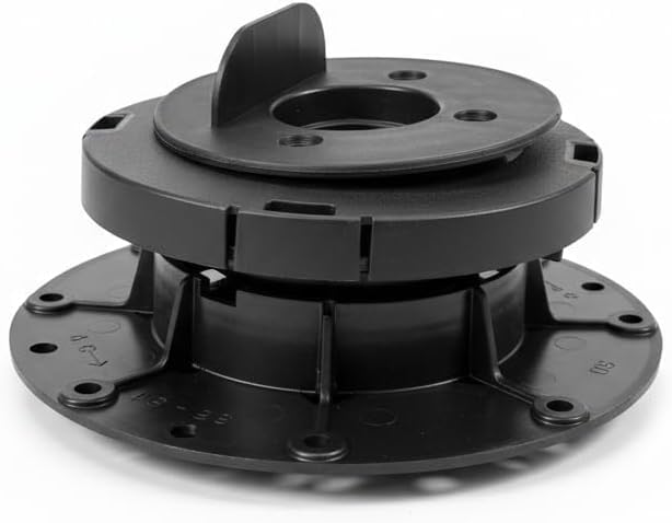 ABS Self-Levelling Heavy Duty Adjustable Decking Pedestal 28–225mm for Composite & Timber Joists Supports 1300kg – Height Adjustable – Pack of 10 (36-51mm)