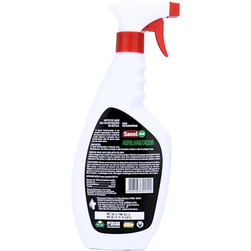 Sanol Dog Abrilhantador Para Pêlos De Cães E Cavalos 500 Ml Branco