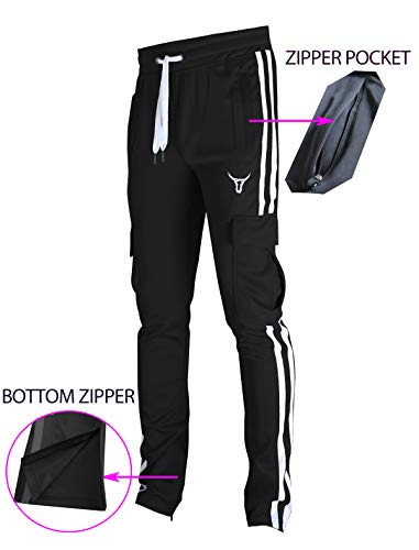 SCREENSHOT-Track Pants Basic Mens Premium Slim Fit Athletic Fitness Fashion Urban Lifestyle Streetwear Bottoms3