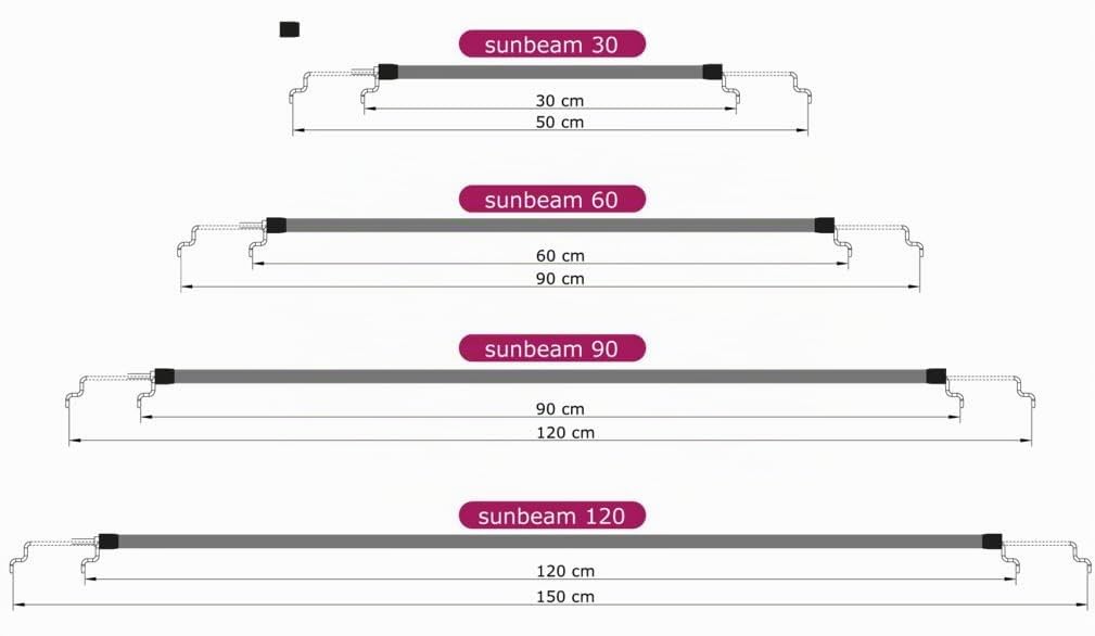 Aqua Medic Sunbeam 90, LED Aquarienleuchte mit Controller für Meerwasseraquarien