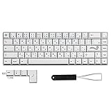 Sunzit Teclas de, PBT Keycap Cereza Perfil 133 Teclas Tinte Sublimación ANSI & ISO Diseño Japonés Teclado Mecánico Tecla para MX Interruptores Teclado Mecánico