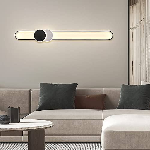 Aplique de pared LED de 47W y tira larga de 39.4" para decoración moderna de dormitorios 3