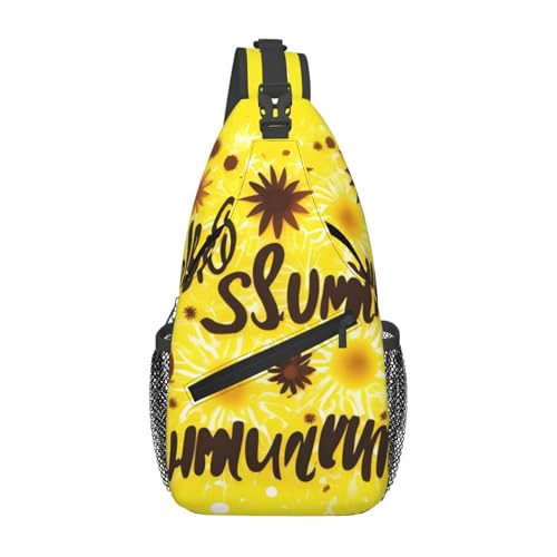 Mochila tipo bandolera negra para running y senderismo unisex