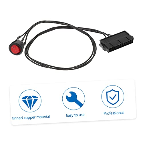 Cable adaptador de encendido para PC de 3 piezas y componentes de placa base 5