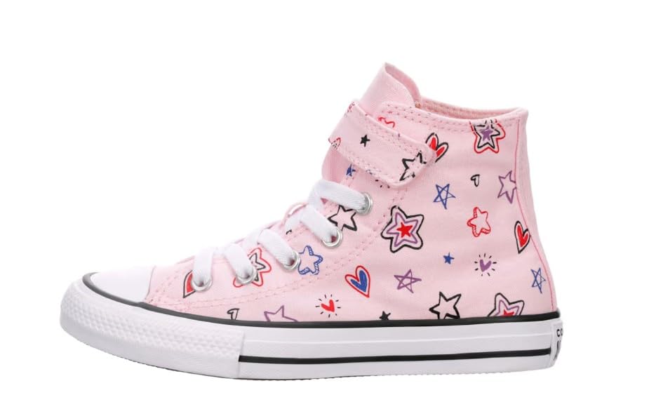 Converse Unisex-Child Chuck Taylor All Star Doodles Easy on (Little Kid) Sneaker4
