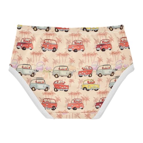 Cartoon Cars Palm Trees Toddler Girls's Underwear 2T 202c17542