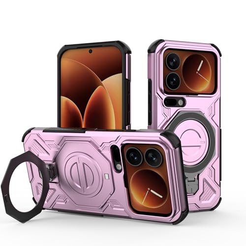 �X�}�z�P�[�X �Ή��@�� for Xiaomi 17 Pro ���C�X�^���h��d�w [TPU+PC] 2 in 1 �����h�~�P�[�X Pink