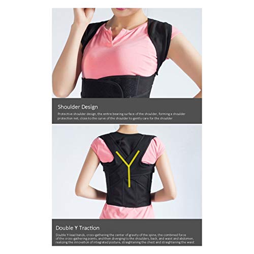 Corrector de Postura Espaldas Cinturón médico Lumbar Corsé Masculino Adulto Niños L 6