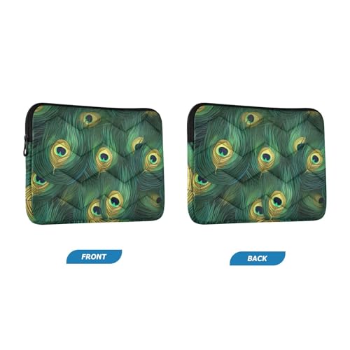 Funda verde para laptop 13-14 pulgadas resistente y protectora miniatura 2
