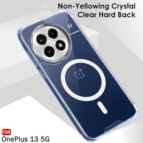 Image of TheGiftKart Crystal Clear Back Cover Case for OnePlus 13 5G | 360 Degree Protection | Shock Proof Design | Transparent Back Cover Case for OnePlus 13 5G (PC & TPU, Transparent Bumper)