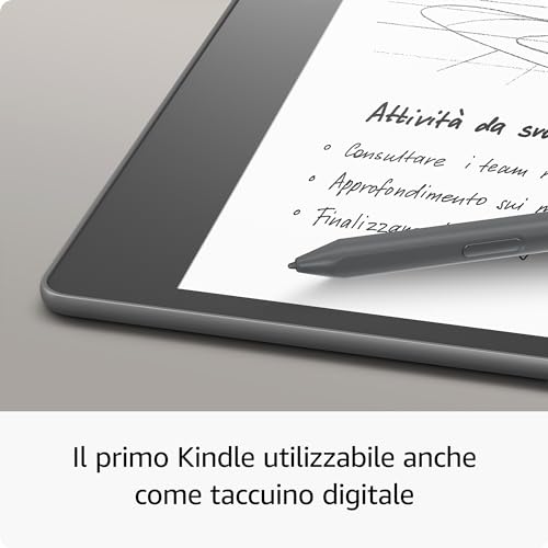 Kindle Scribe 64 GB Il primo Kindle e taccuino digitale tutto in uno con schermo Paperwhite da 102rsquorsquo a 300 ppi Con penna premium