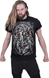 Spiral Reaper's Door męski T-shirt czarny Everyday Goth, Gothic, Nu Goth, Rockwear, czarny, XL