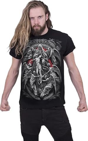 Spiral Reaper's Door męski T-shirt czarny Everyday Goth, Gothic, Nu Goth, Rockwear, czarny, XL
