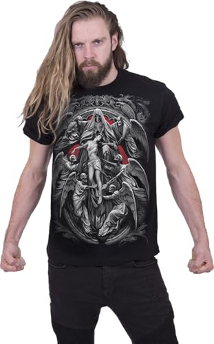 Spiral Reaper's Door męski T-shirt czarny Everyday Goth, Gothic, Nu Goth, Rockwear, czarny, XL