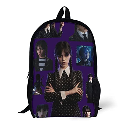 Voeecyttu Miércoles - Adams Bookbags Impreso en 3D Películas de terror Mochilas escolares Niños...