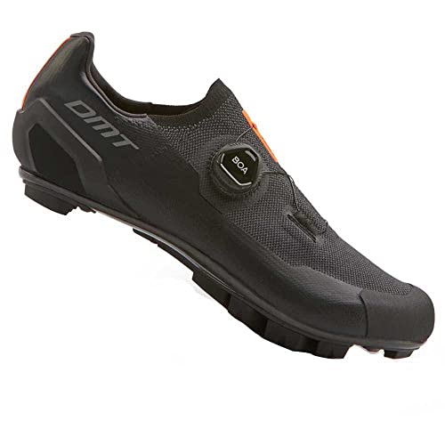 Zapatillas de ciclismo DMT KM30 talla 43, calzado deportivo negro unisex para adulto.