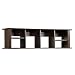 Espresso Wall Mounted Desk Hutch