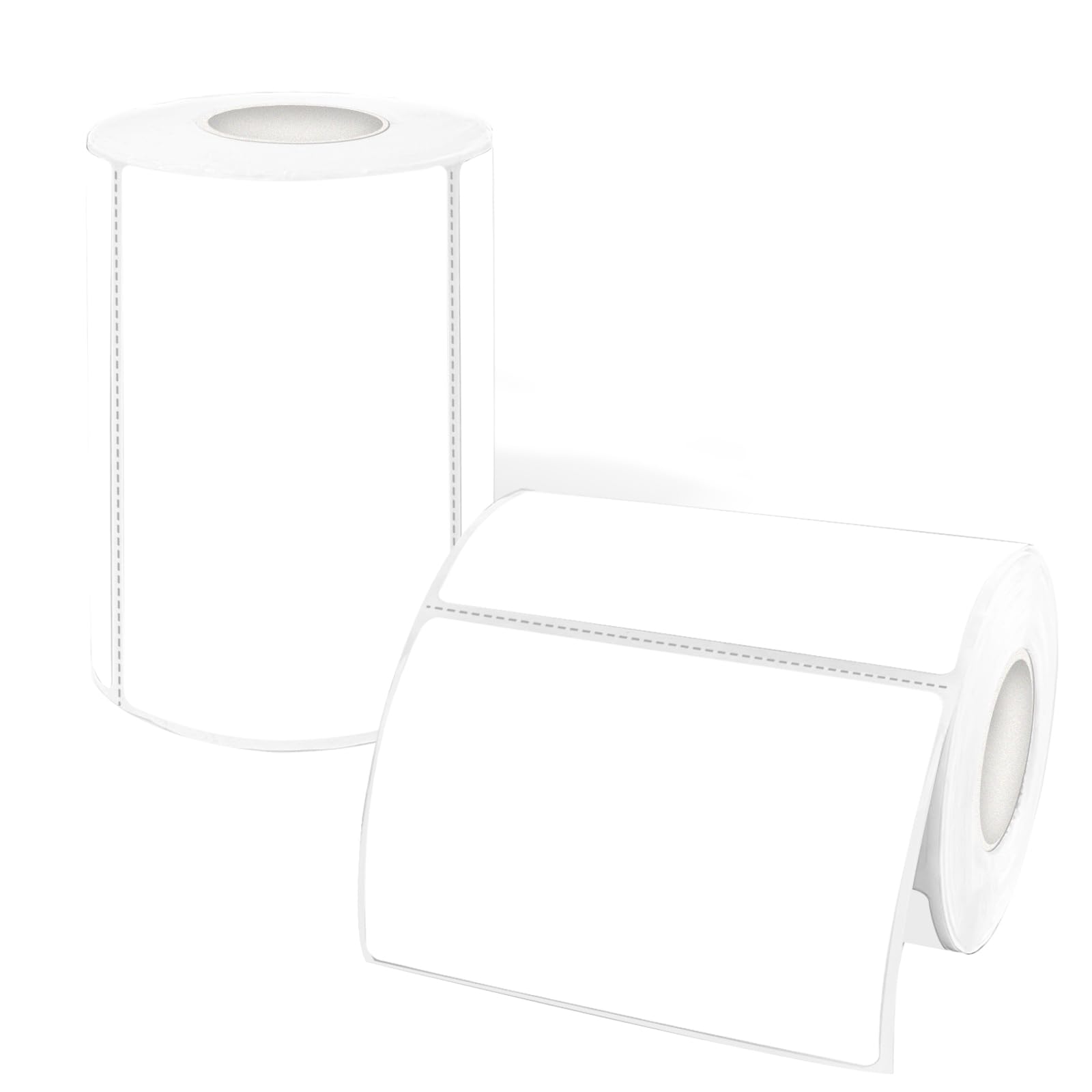 Yeachlaing 2×3 Inch White Removable Thermal Labels,Waterproof Thermal Label (300 Sheets per Roll,2 Rolls)