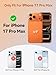 PANDUK Battery Case for iPhone 17 Pro Max, 9300mAh USB-C | Portable Power Bank | 20W PD | Fast Charging | Wireless Charge | Sync Data Supported | Rechargeable Charger Case | 6.9