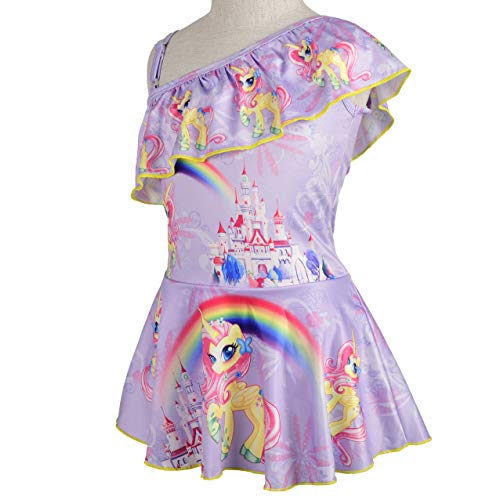 Dressy Daisy Girls Unicorn One Piece Bathing Suit Swimsuit Swimwear Swimming Dress Swim Skirt3