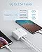 iPhone Charger USB-C, Anker 36W 2-Port PIQ 3.0, PowerPort III Duo Type C Foldable Fast Charger, Power Delivery for iPhone 12/12 Mini/12 Pro/12 Pro Max/11/XR, Galaxy, Pixel, iPad Pro and More