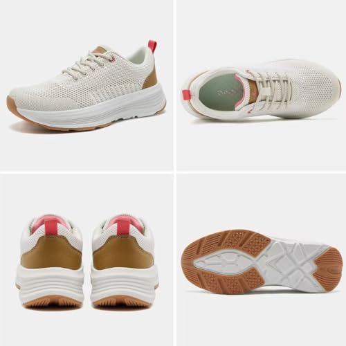 Women's Orthopedic Fashion Sneakers for Plantar Fasciitis: Flat Feet Supportive Cushioned Walking Shoes with Arch Support, Orthotic Soft Casual Sneakers for Ankle and Foot Pain Relief2