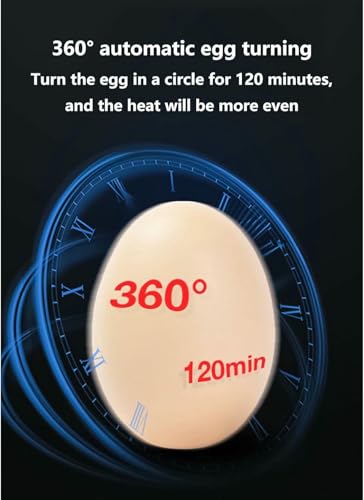 Incubadora digital de huevos totalmente automática con pantalla LED para incubar pollos, codornices, palomas y otros pájaros