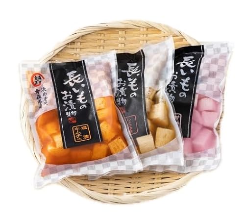 JAゆうき青森 謹製長いものお漬物3種セット[選べる!1袋170g〜300g] (JAゆうき青森 謹製長いものお漬物3種セット(250g×各1袋))