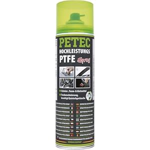PETEC Hochleistungs PTFE-Spray Trockenbeschichtung, 500ml