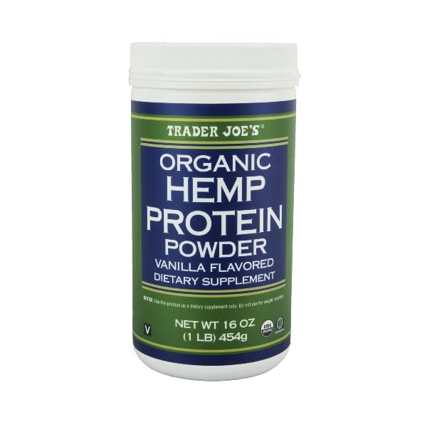 Trader Joe's 16 Oz. Organic Hemp Protein Powder Dietary Supplement