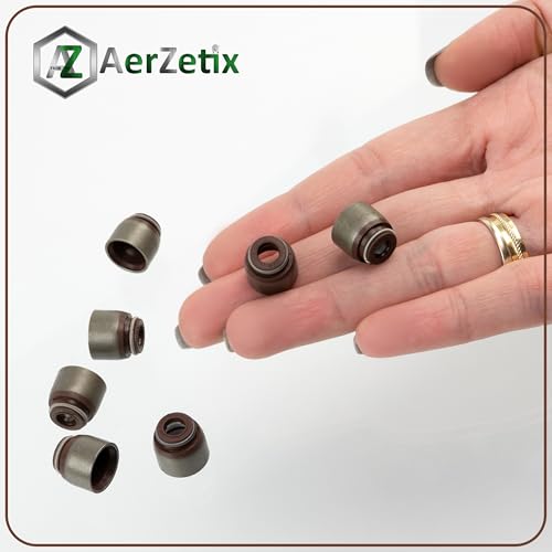 Juntas de vástago de válvula AERZETIX lote de 12 para OEM 19316207 5