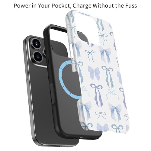 MERRO for iPhone 16 Pro Case,Cute Aesthetic Flower,MagSafe Compatible - image 3
