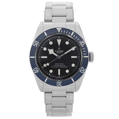Tudor Heritage M79230B-0008, orologio da uomo con cronometro automatico, colore: nero, Nero, Orologio subacqueo