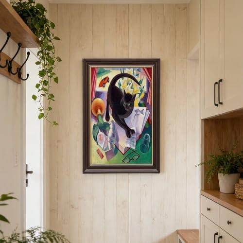 Impression sur toile chat sans cadre lourd à fixer facilement - 6