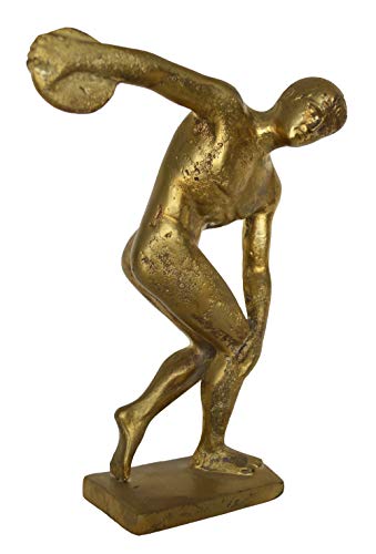 Talos Artefacts Diskobolus of Myron - Figura de bronce - Escultura lanzador de discos - Grecia antigua