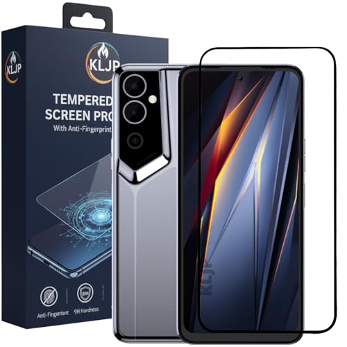Image of Military-Grade Gorilla Tempered Glass For Tecno Pova Neo 2 With Installation Kit | Edge to Edge Coverage | Black