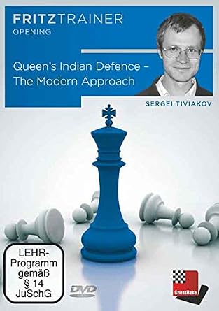 Queens Indian Defense The Modern Approach - Chess Opening Software PC-DVD bundled with Art of War E-Book on CD