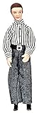 Aztec Imports, Inc. Dollhouse Miniature Doll Male Country Outfit, Porcelain #G7650